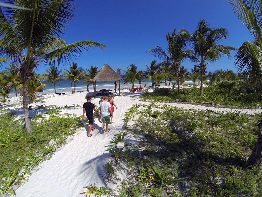 Hotel Cabana Los Lirios Tulum Kültér fotó