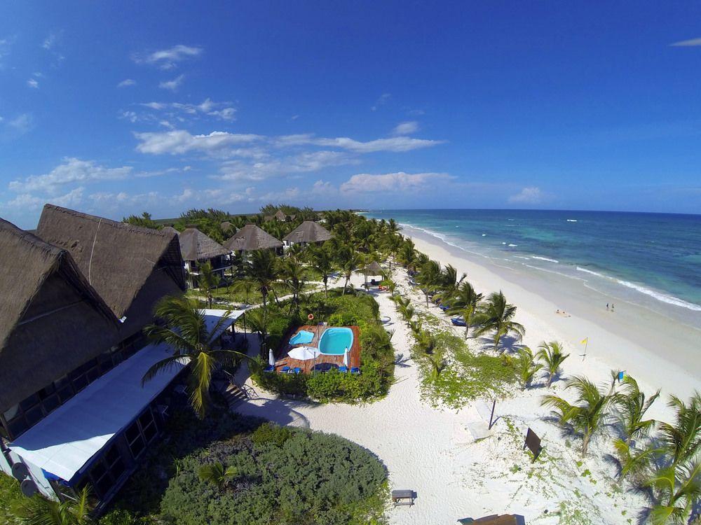 Hotel Cabana Los Lirios Tulum Kültér fotó